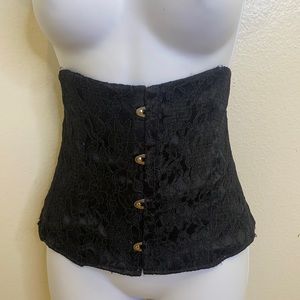 Black Lace Corset S-M